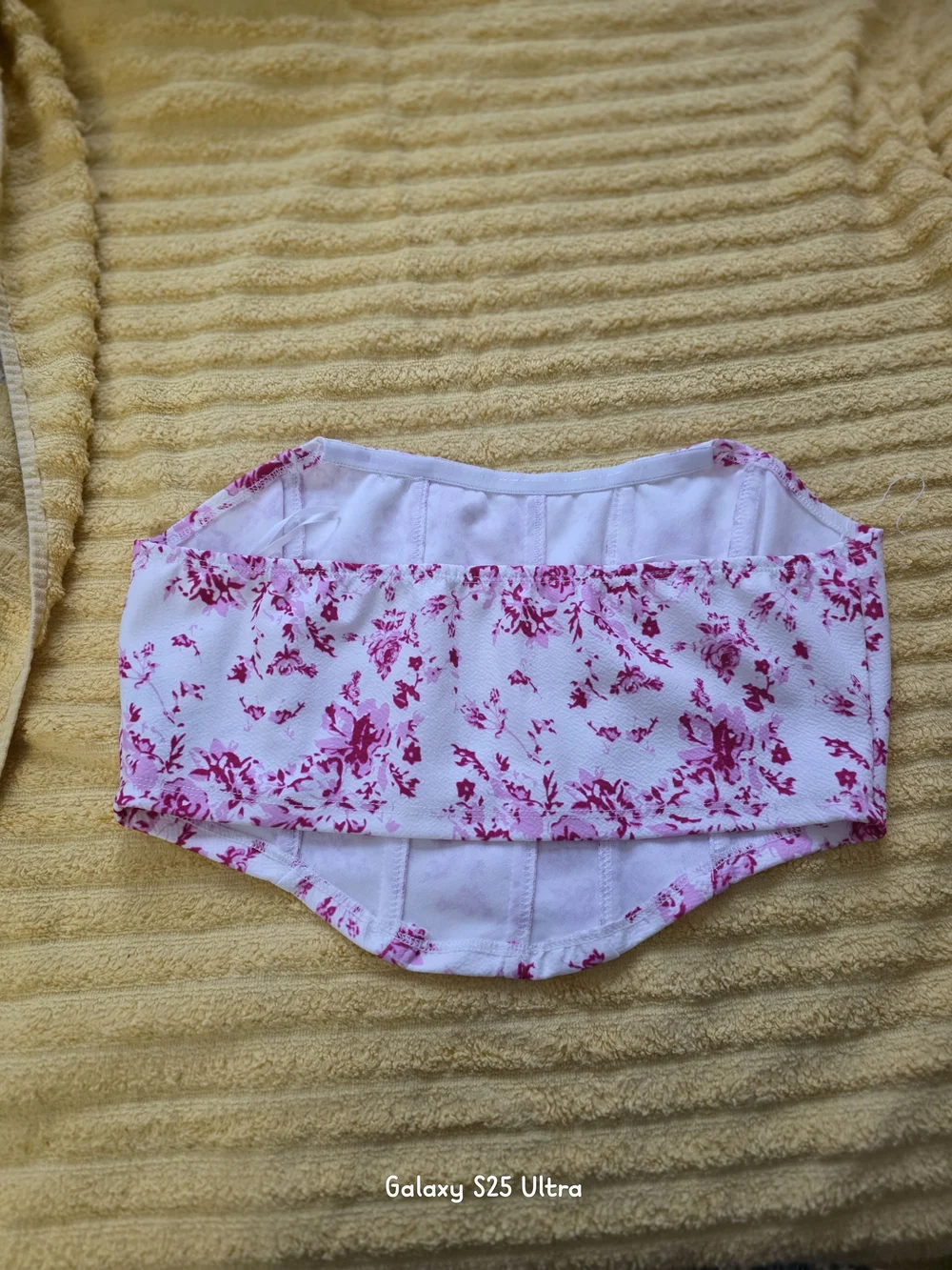 SHEIN Pink and White Floral Kids Face Mask